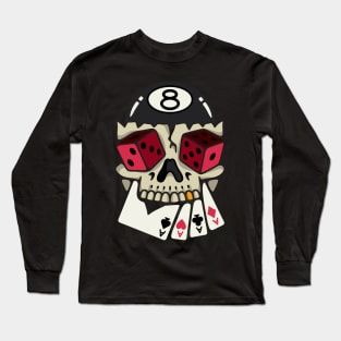 Skull dice casino Long Sleeve T-Shirt